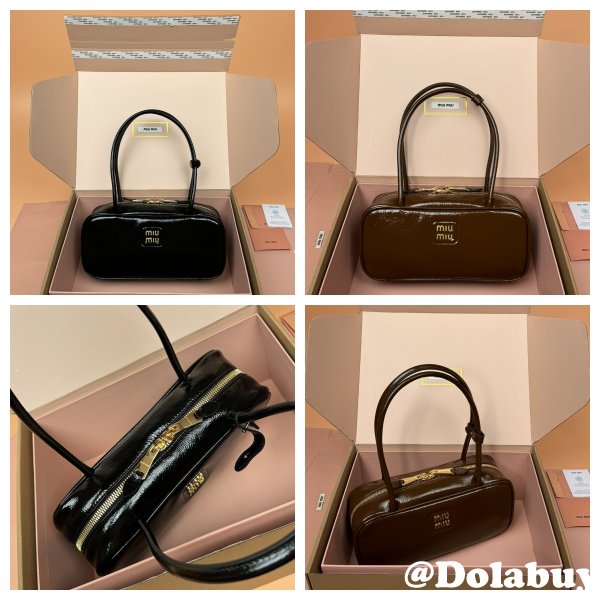 Top Quality MIU MIU Beau Patent Leather 5BB173 Bag