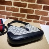 Gucci Wholesale Jackie 1961 small shoulder bag 678843 Beige and blue