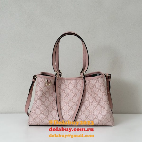 Gucci Inspired GG Emblem Small Tote Shoulder 815214 Bag