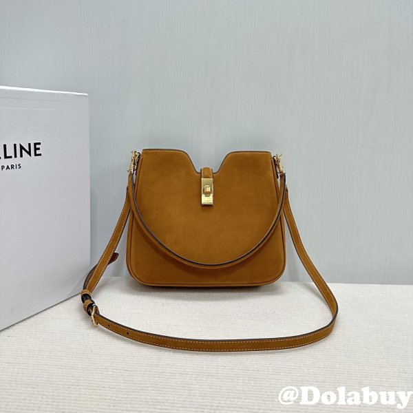 SMALL CAMILLE 16 SOFT BAG IN NUBUCK CALFSKIN