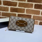 Best Gucci Replica 621889 1955 Horsebit zip around wallet