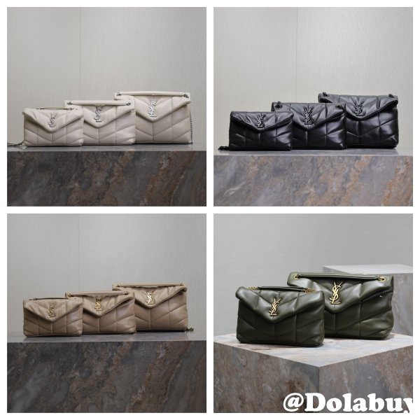 Designer Wholesale LOULOU PUFFER HANDBAG 23/29/35cm