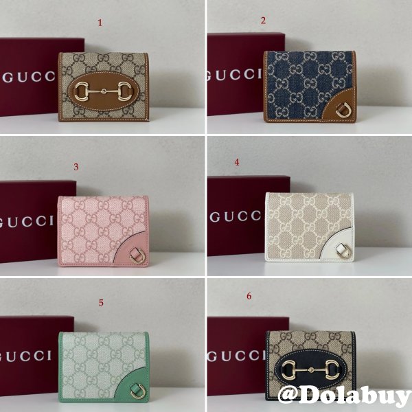 Gucci Inspired GG Emblem Compact Wallet 820692/621887 Bag