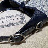 Gucci Wholesale Jackie 1961 small shoulder bag 678843 Beige and blue