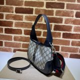 Gucci Wholesale Jackie 1961 small shoulder bag 678843 Beige and blue